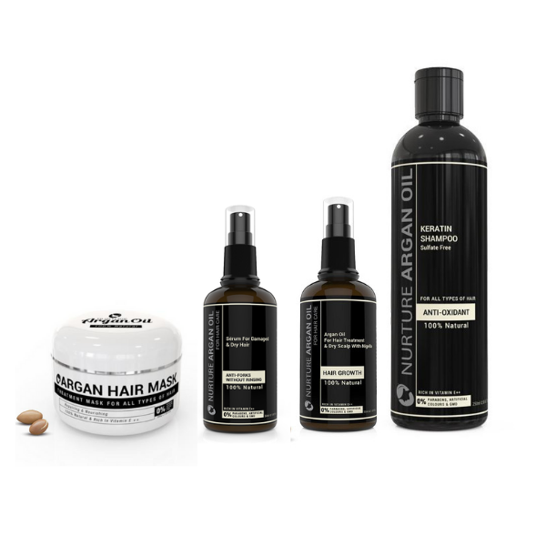 NURTURE ARGAN DRY HAIR TREATEMENT PACKAGE