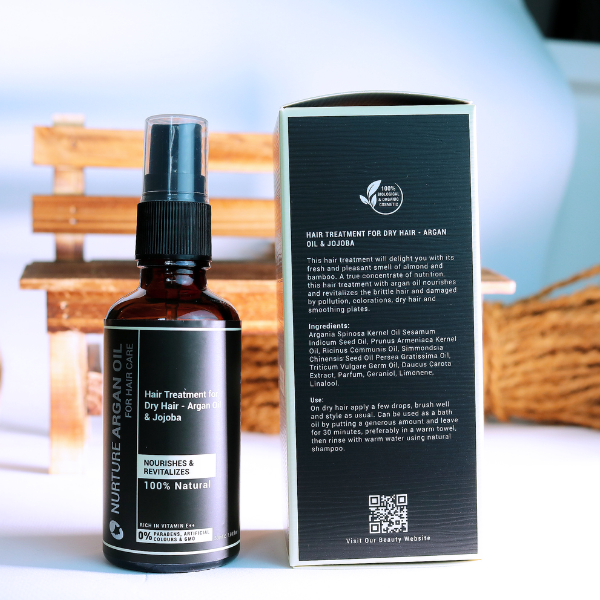 HAIR TREATMENT FOR DRY HAIR - ARGAN OIL & JOJOBA