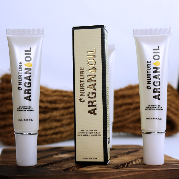 EYE CONTOUR GEL RICH IN VITAMIN A, E, K 100% NATURAL ARGAN OIL