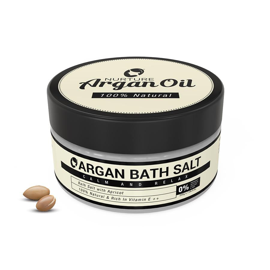 BATH SALT WITH APRICOT - Nurture Argan