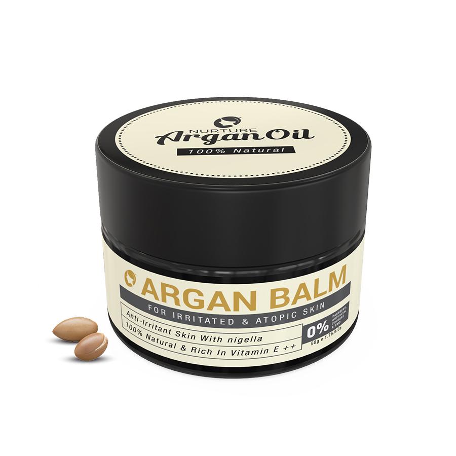 ARGAN BALM FOR IRRITATED SKIN WITH NIGELLA - Nurture Argan