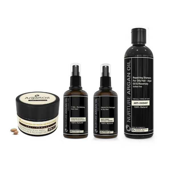NURTURE ARGAN DAMAGED HAIR TREATMENT PACKAGE
