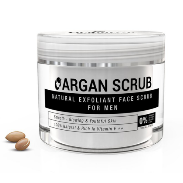 ARGAN FACE SCRUB NATURAL-MEN EXFOLIANT FACE - Nurture Argan