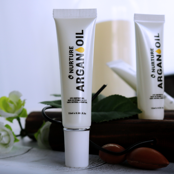 EYE CONTOUR GEL RICH IN VITAMIN A, E, K 100% NATURAL ARGAN OIL