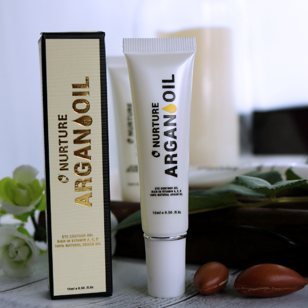 EYE CONTOUR GEL RICH IN VITAMIN A, E, K 100% NATURAL ARGAN OIL