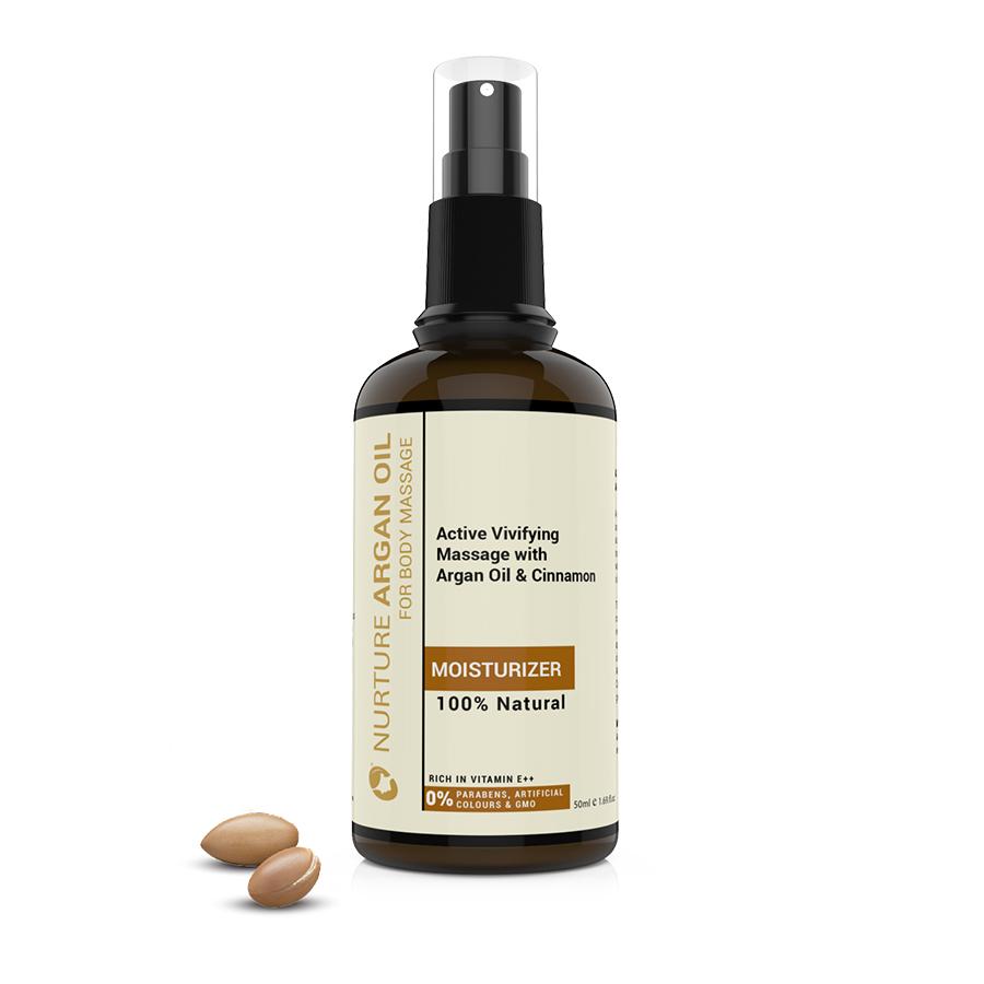 ACTIVE VIVIFYING MASSAGE WITH ARGAN OIL & CINNAMON - Nurture Argan