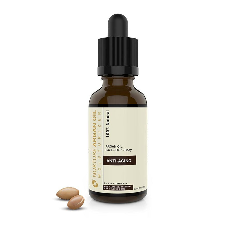 PURE COSMETIC ARGAN OIL - 100% NATURAL CERTIFIED ORGANIC - Nurture Argan