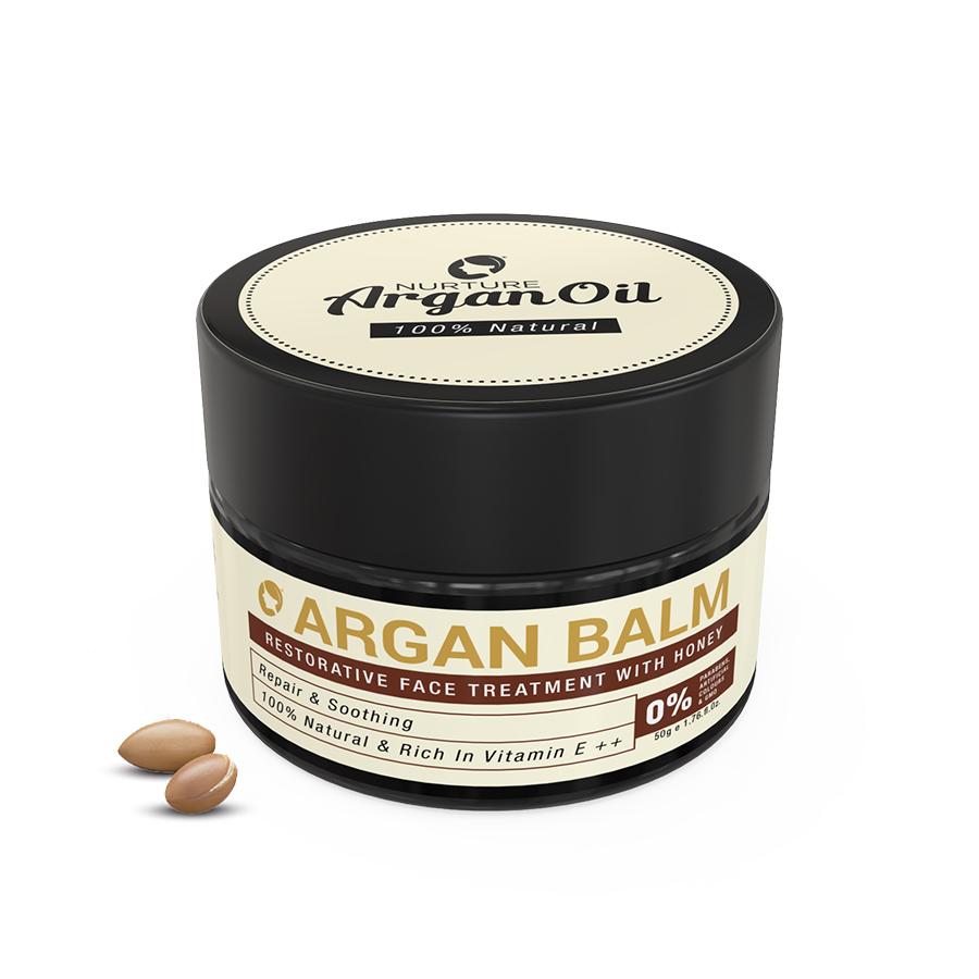 RESTORATIVE & SOOTHING ARGAN BALM WITH HONEY - Nurture Argan