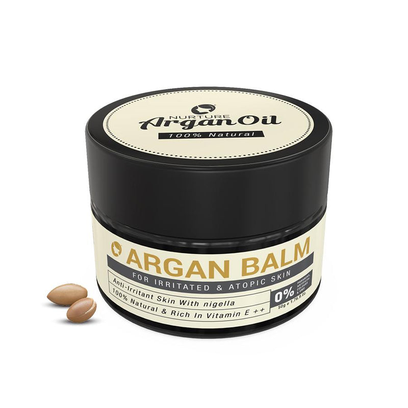 ARGAN BALM FOR IRRITATED SKIN WITH NIGELLA - Nurture Argan
