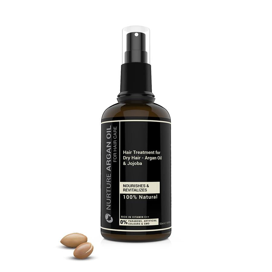 HAIR TREATMENT FOR DRY HAIR - ARGAN OIL & JOJOBA - Nurture Argan