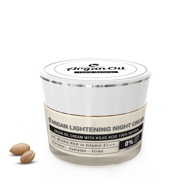 LIGHTENING CREAM WITH ARGAN OIL AND KOJIC ACID - Nurture Argan