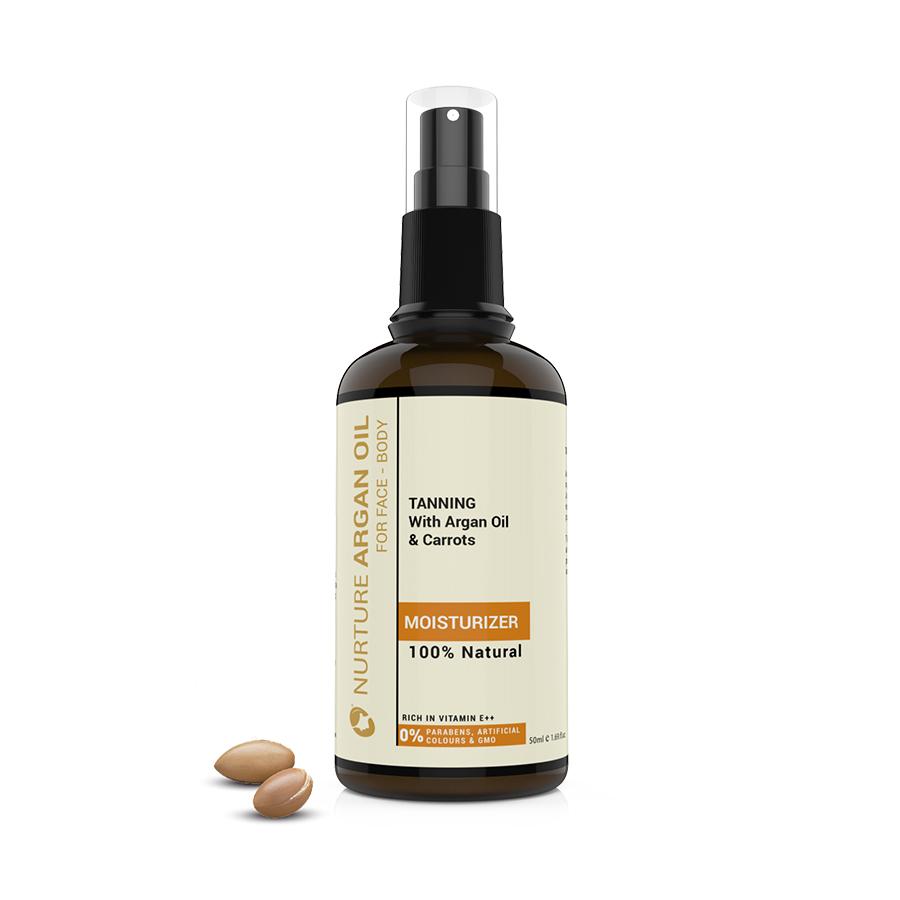 NATURAL TANNING WITH ARGAN OIL & CARROTS - Nurture Argan