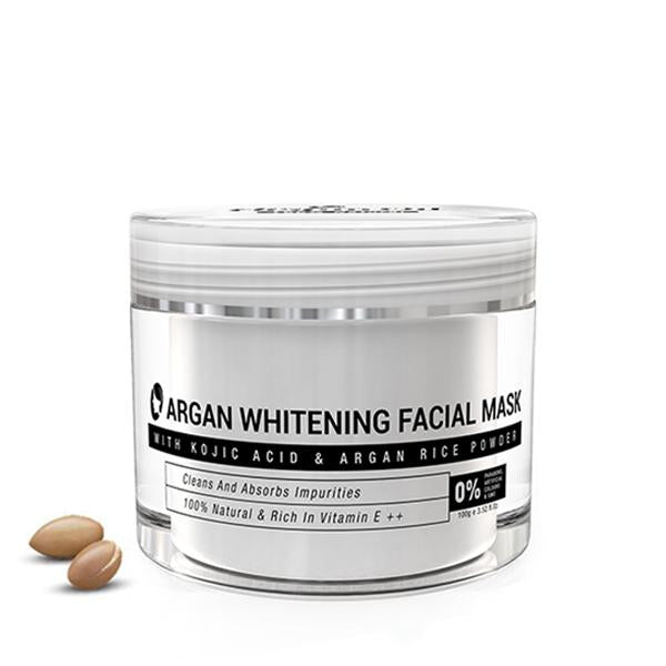WHITENING FACIAL MASK WITH KOJIC ACID - ARGAN RICE POWDER - Nurture Argan